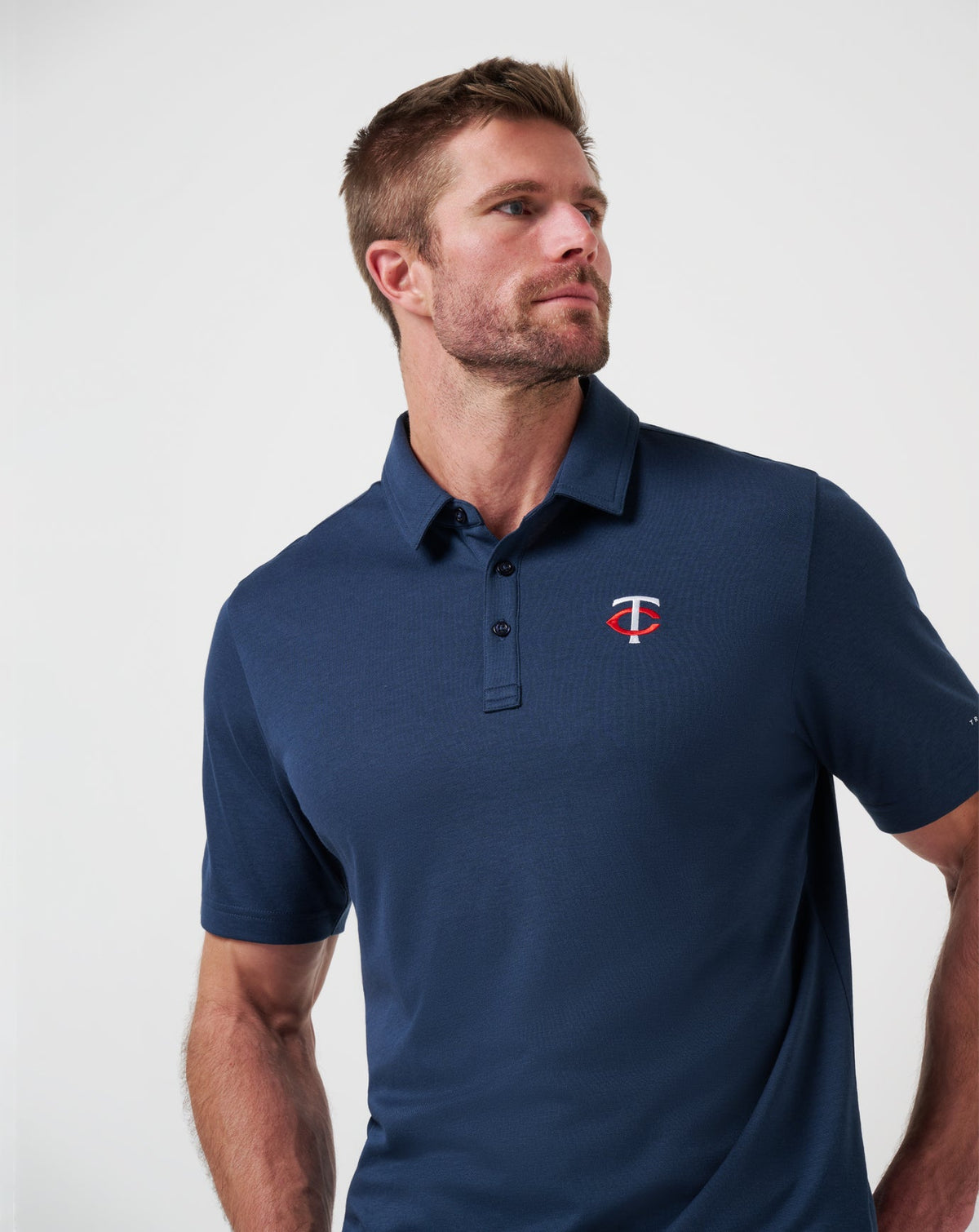 TravisMathew | Minnesota Twins Playoff Pitch Polo - Navy