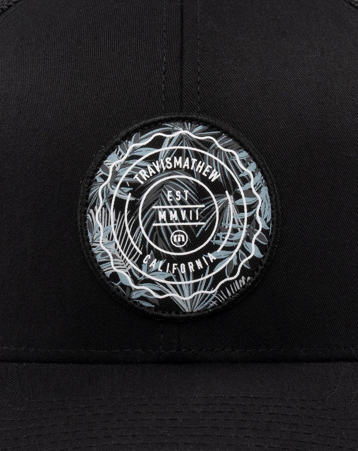 TravisMathew | The Patch Floral Snapback Hat - Black