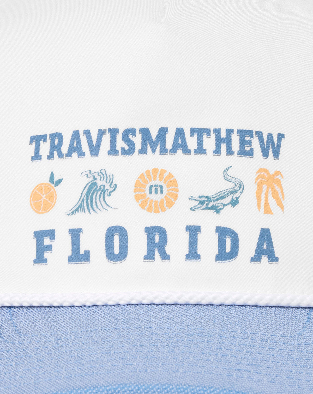 TravisMathew | Bring The Sunscreen Snapback Hat - White