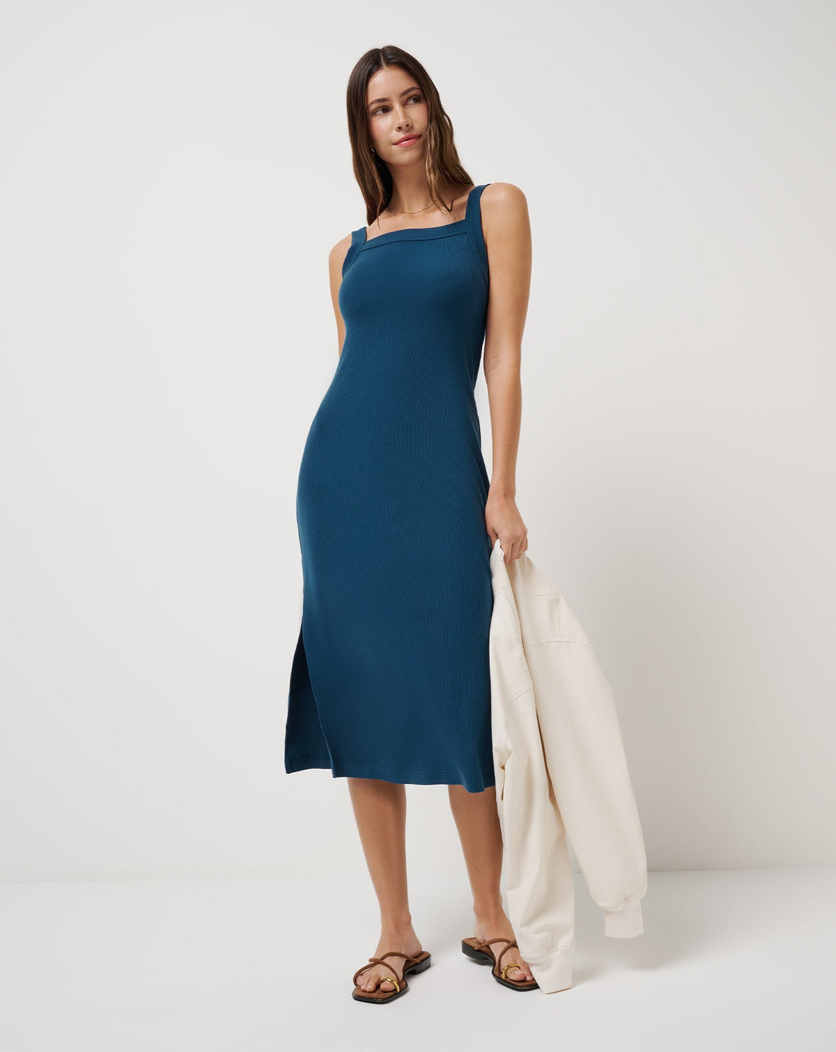 TravisMathew | Pinot Cloud Midi Dress - Poseidon
