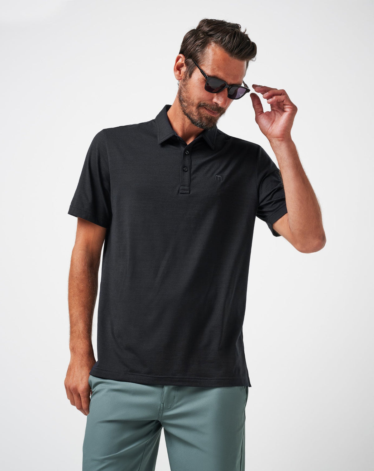 TravisMathew | The Heater Polo - Black