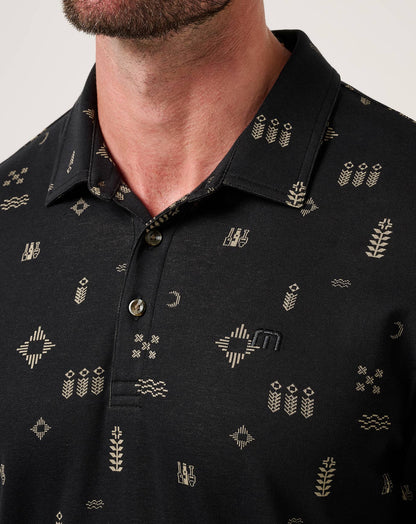 TravisMathew | Weather Patterns Polo - Black