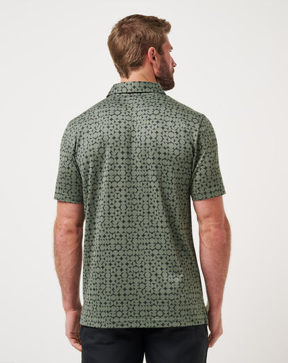 TravisMathew | Featherweight Caves Polo - Dark Olive