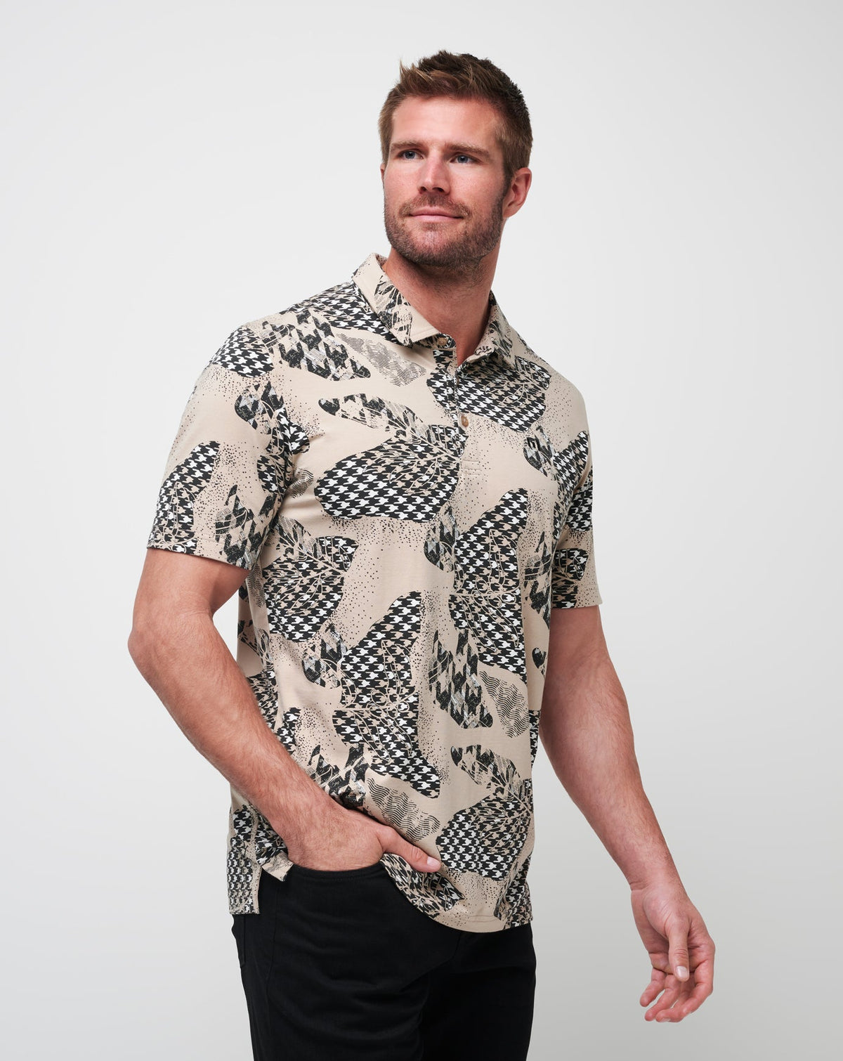 TravisMathew | Paper Tiger Polo - Oxford Tan