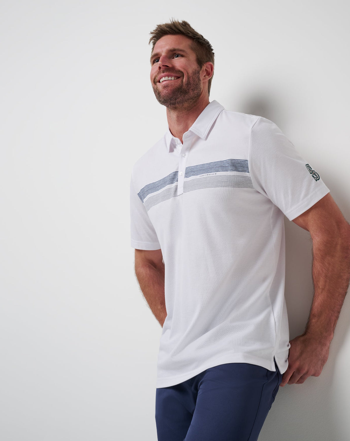 TravisMathew | Seattle Mariners Top Recruit Polo - White