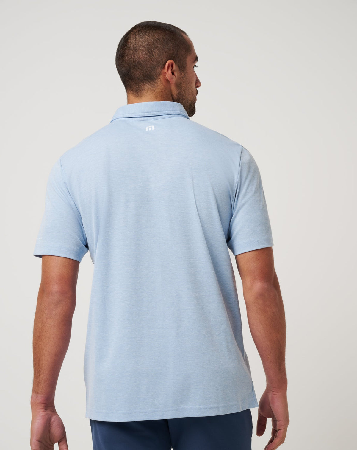 TravisMathew | Texas Rangers Playoff Pitch Polo - Heather Blue