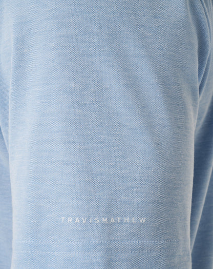 TravisMathew | Texas Rangers Playoff Pitch Polo - Heather Blue