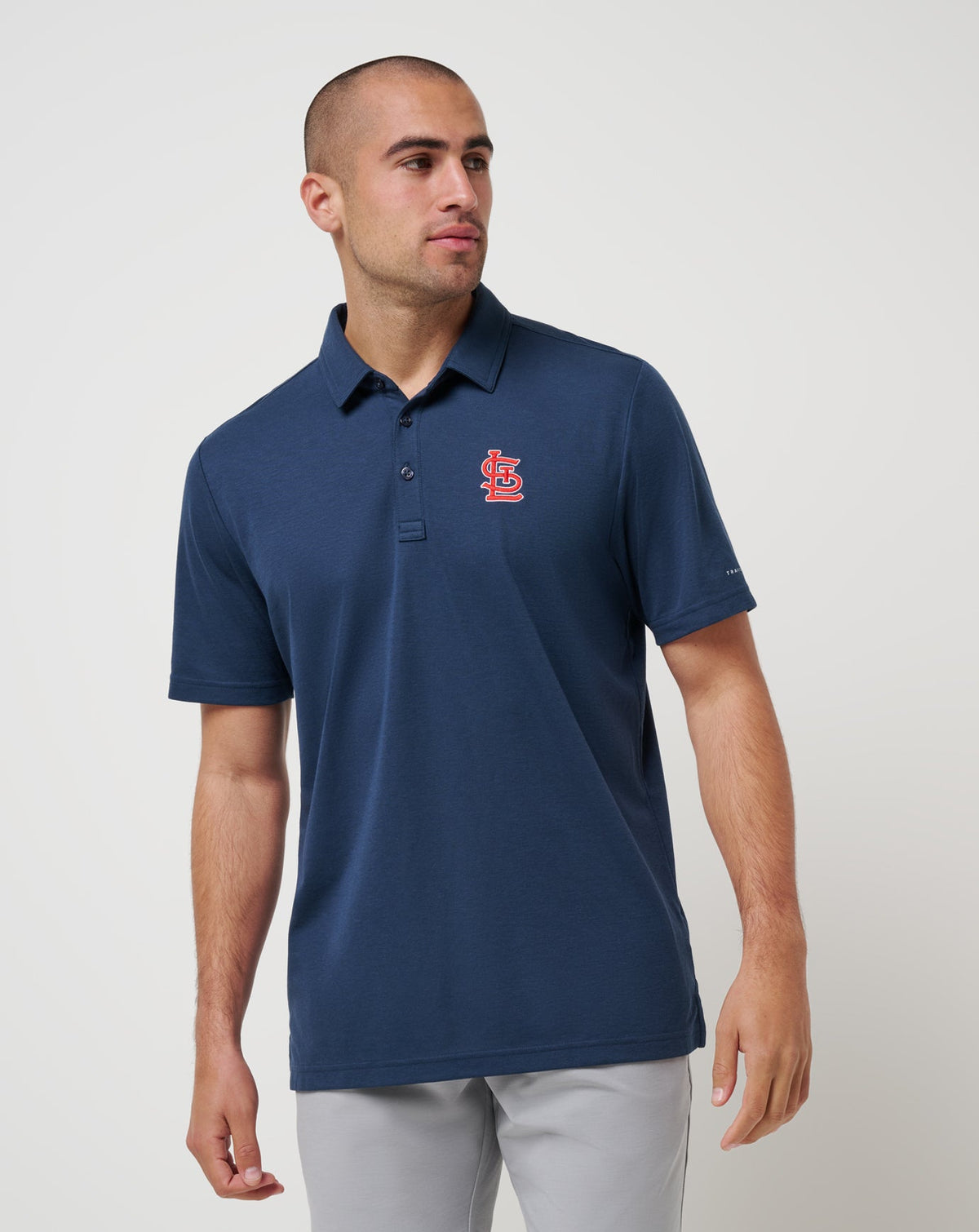 TravisMathew | St Louis Cardinals Playoff Pitch Polo - Navy