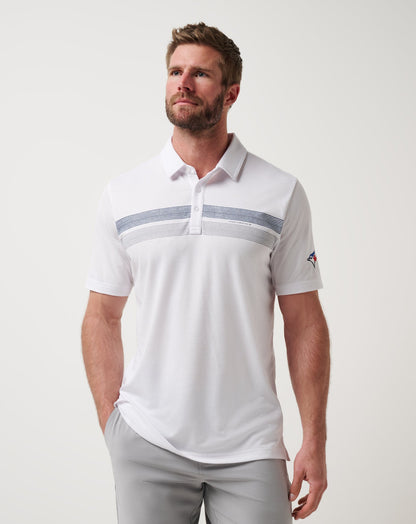 TravisMathew | Toronto Blue Jays Top Recruit Polo - White