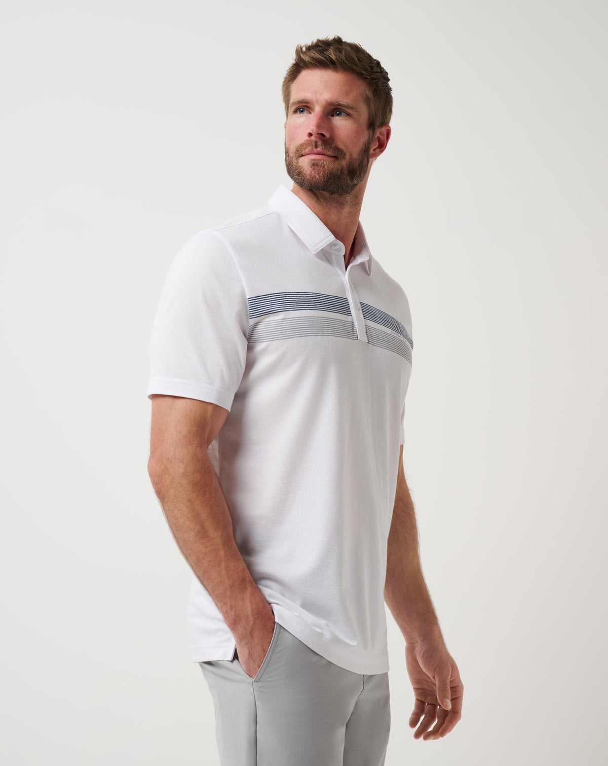 TravisMathew | Toronto Blue Jays Top Recruit Polo - White