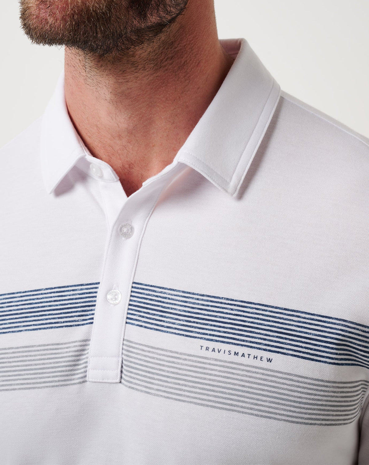 TravisMathew | Toronto Blue Jays Top Recruit Polo - White