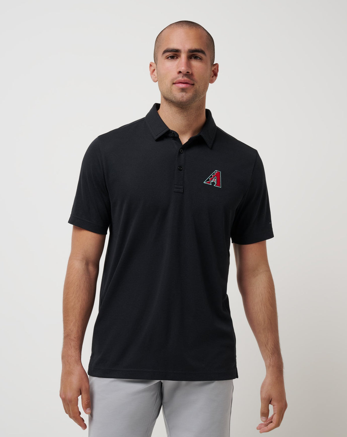 TravisMathew | Arizona Diamondbacks Playoff Pitch Polo - Black