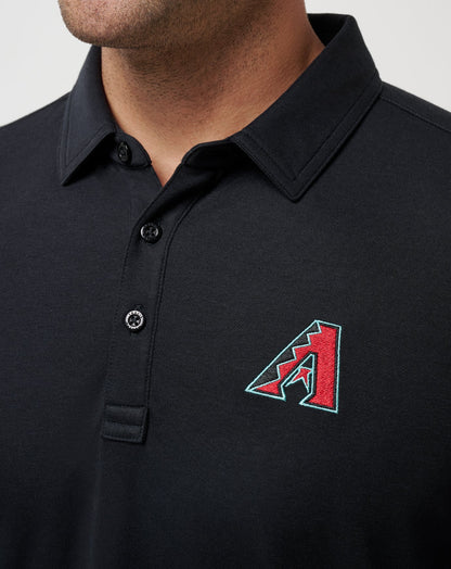 TravisMathew | Arizona Diamondbacks Playoff Pitch Polo - Black