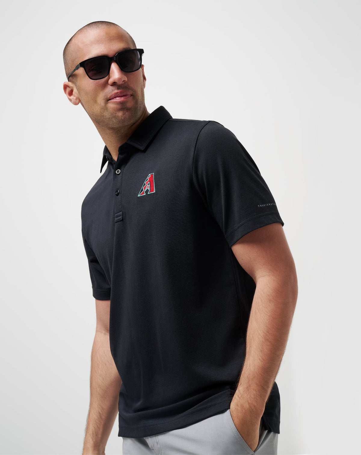 TravisMathew | Arizona Diamondbacks Playoff Pitch Polo - Black