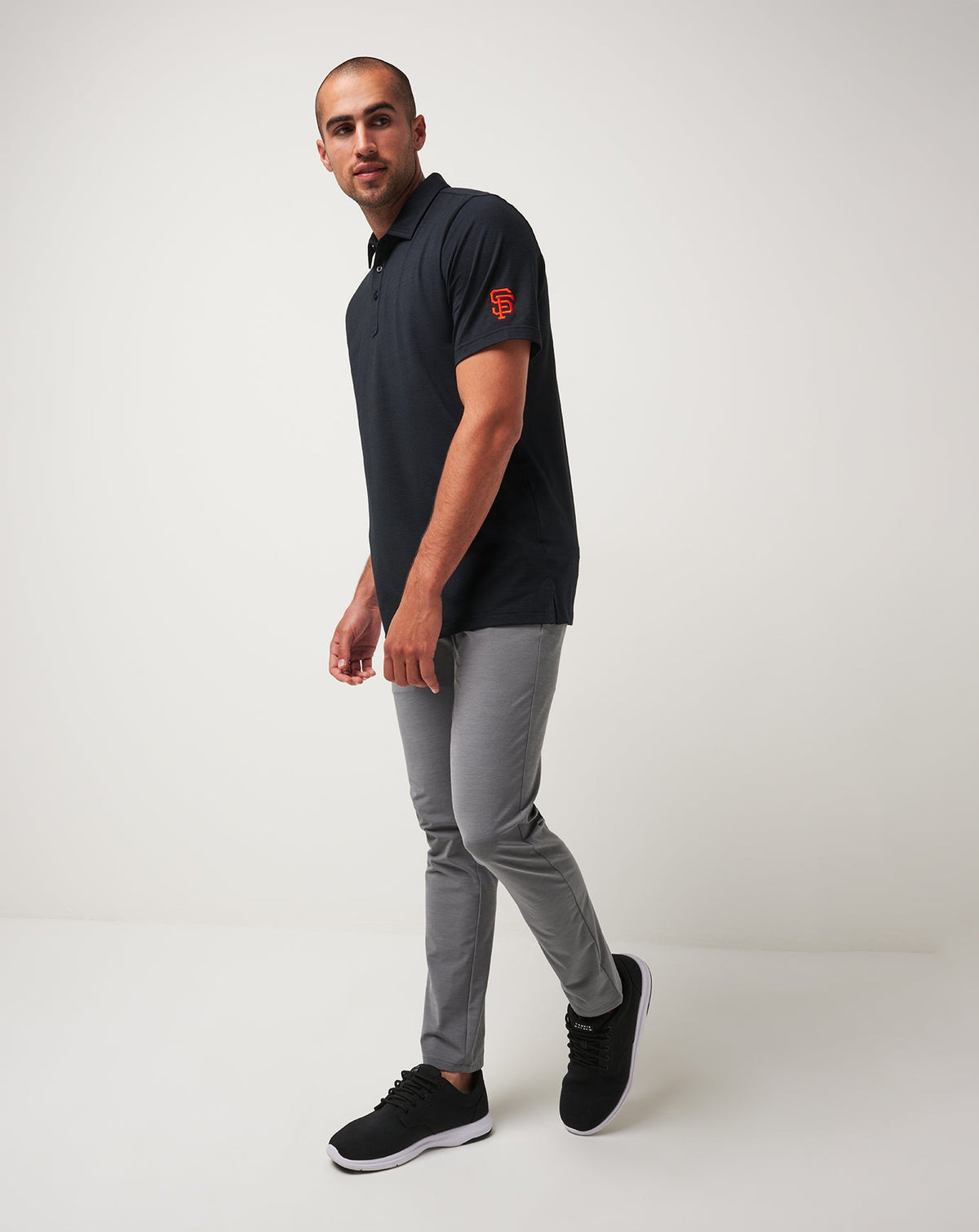 TravisMathew | San Francisco Giants The Heater Polo - Black