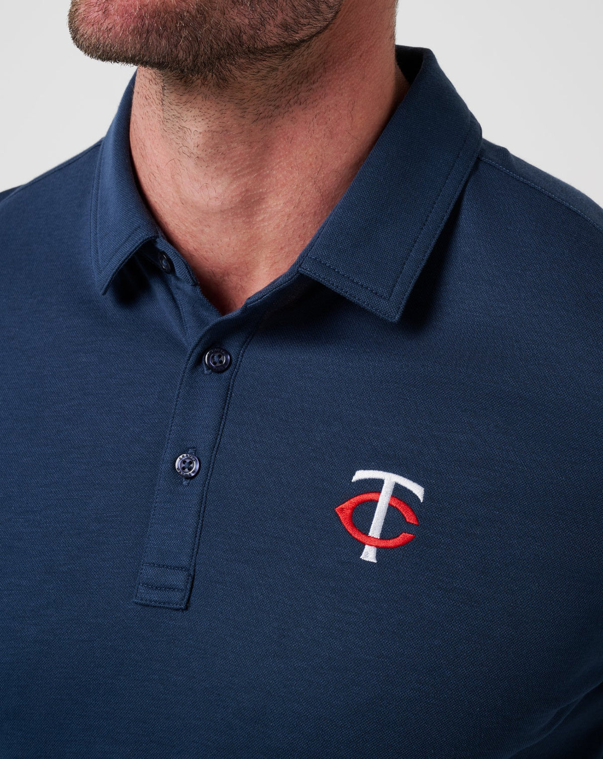 TravisMathew | Minnesota Twins Playoff Pitch Polo - Navy