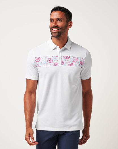 TravisMathew | Good Good Flourish Polo - White