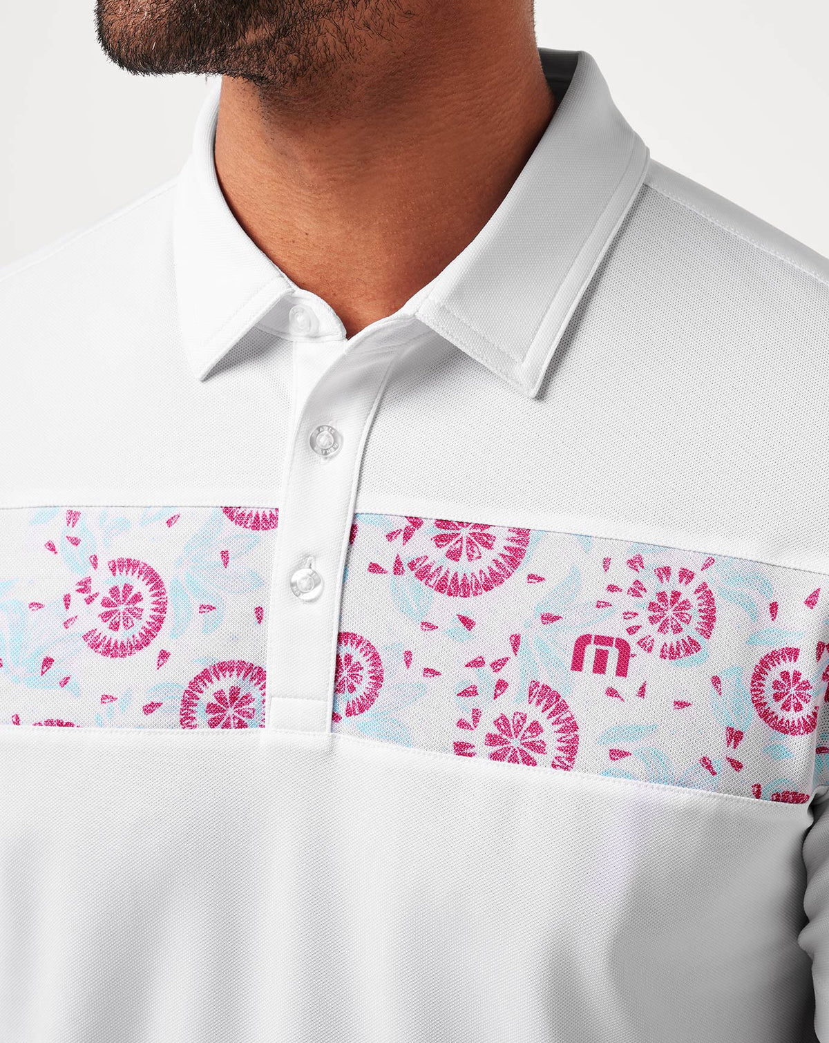 TravisMathew | Good Good Flourish Polo - White