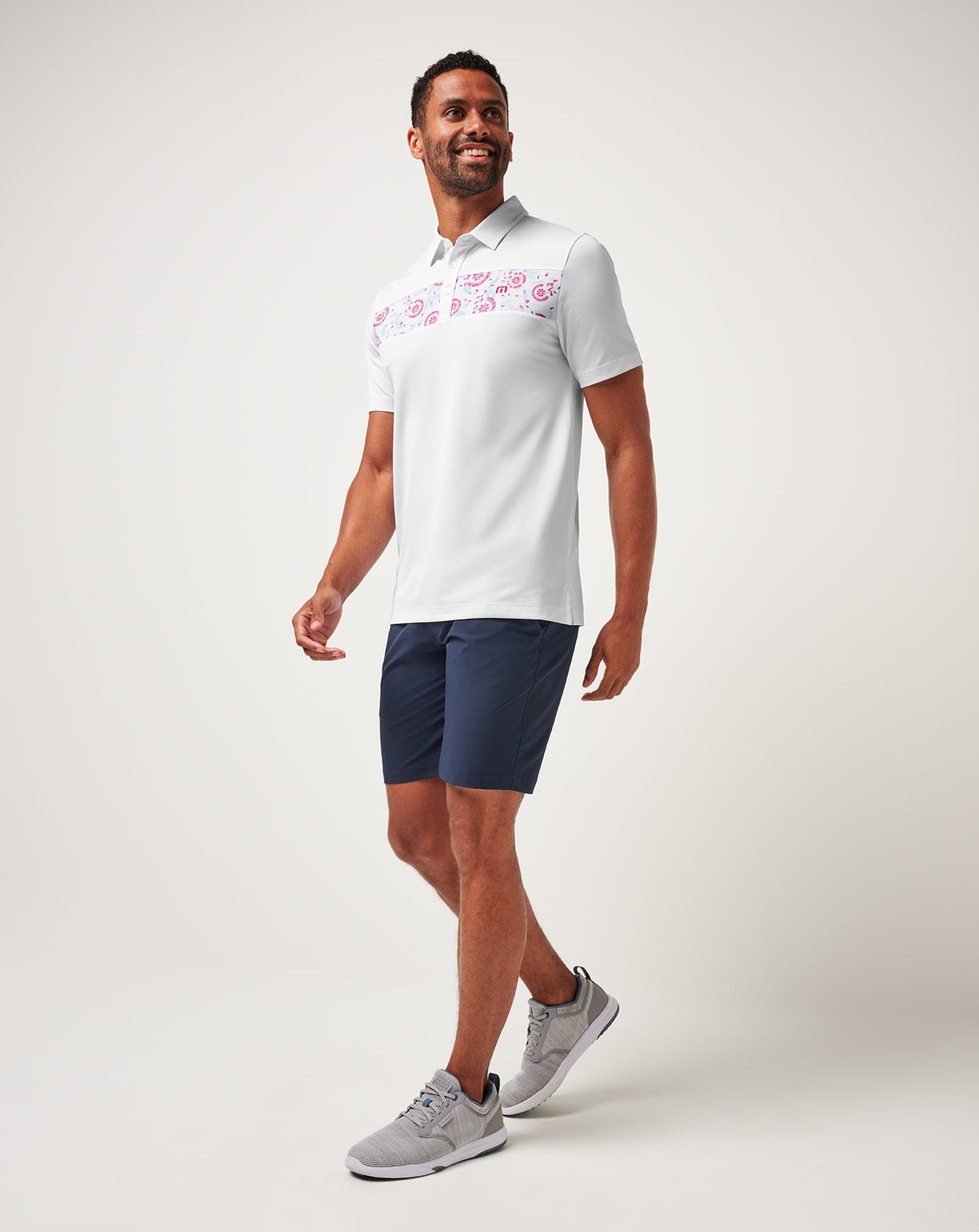 TravisMathew | Good Good Flourish Polo - White