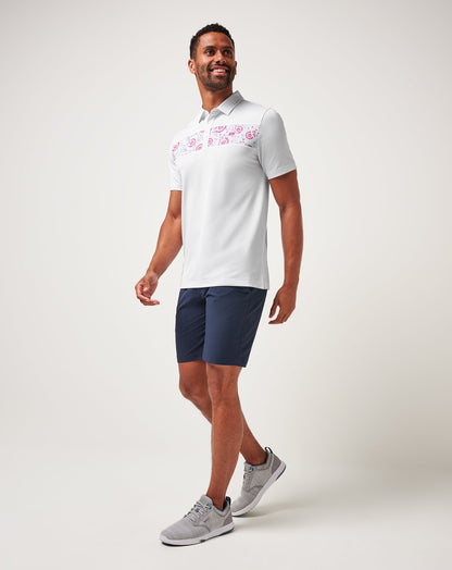 TravisMathew | Good Good Flourish Polo - White