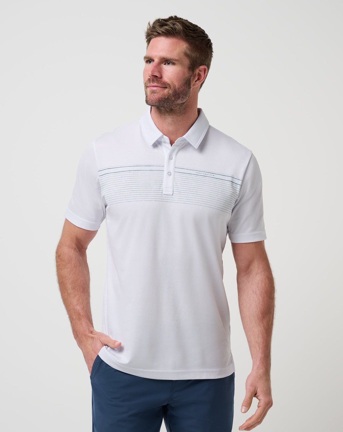 TravisMathew | Overstay Polo - White