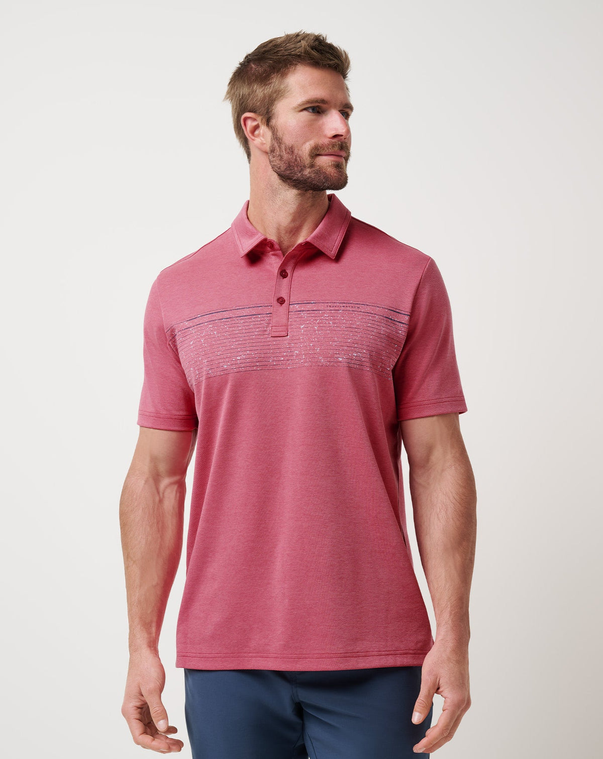 TravisMathew | Final Call Polo - Rose Wine