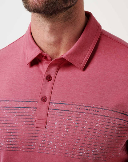 TravisMathew | Final Call Polo - Rose Wine