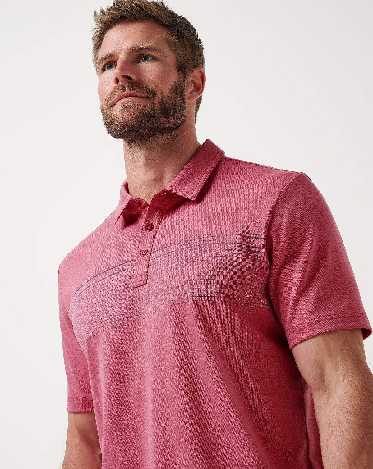 TravisMathew | Final Call Polo - Rose Wine