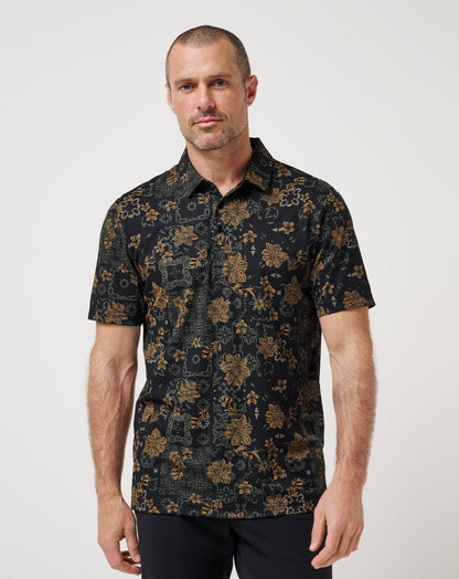 TravisMathew | Speaking My Language Polo - Black