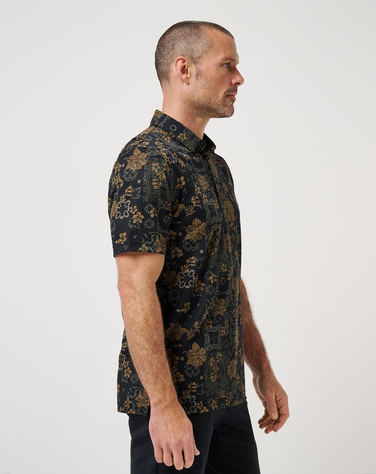 TravisMathew | Speaking My Language Polo - Black
