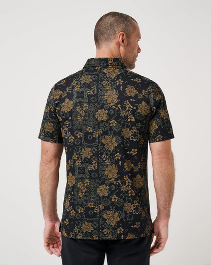 TravisMathew | Speaking My Language Polo - Black