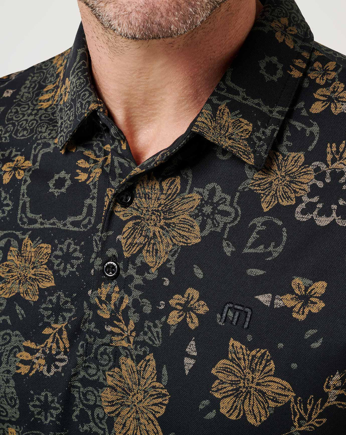 TravisMathew | Speaking My Language Polo - Black