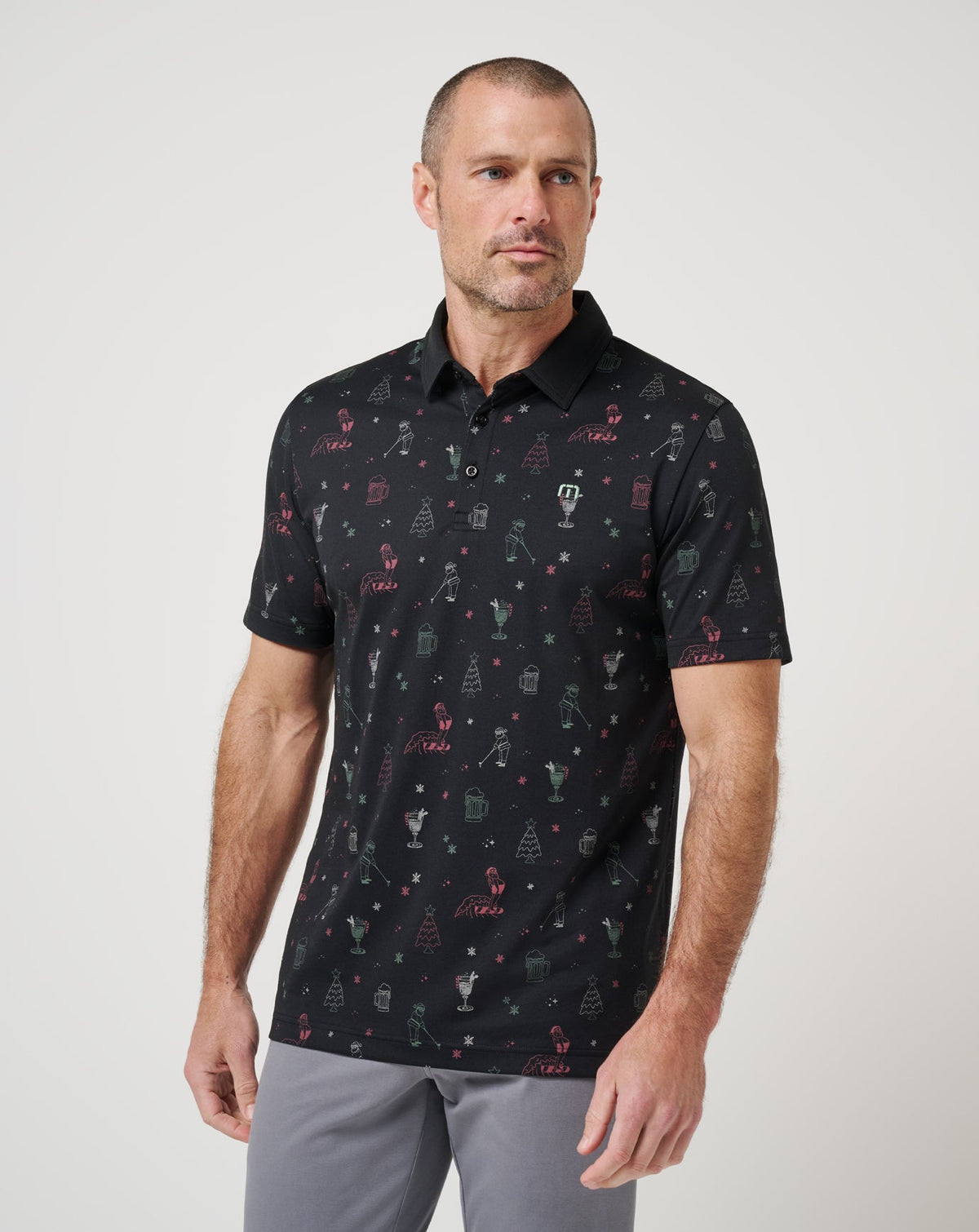 TravisMathew | Holiday Magic Polo - Black