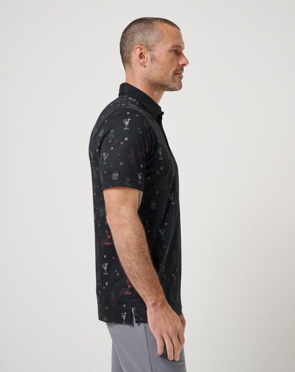 TravisMathew | Holiday Magic Polo - Black