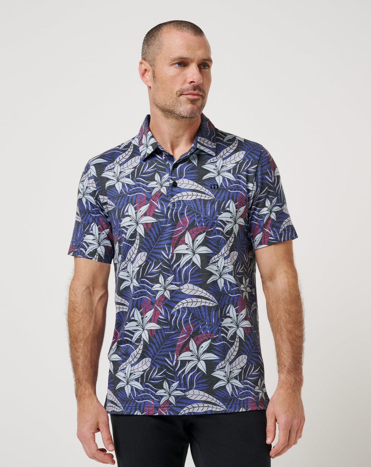 TravisMathew | Featherweight Open Bay Polo - Black