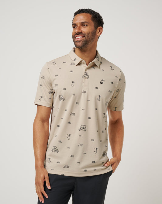 TravisMathew | Golf Sucks Polo - Italian Sand