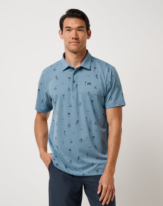 TravisMathew | Wake Chaser Polo - Captains Blue