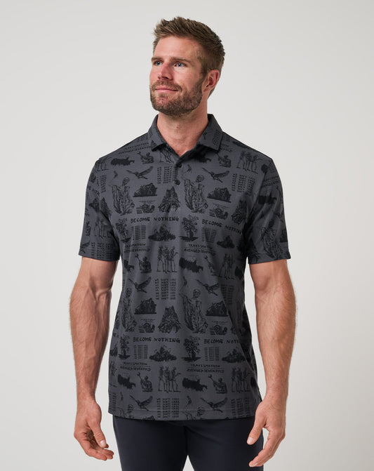 TravisMathew | Sound Check Polo - Grey/Black