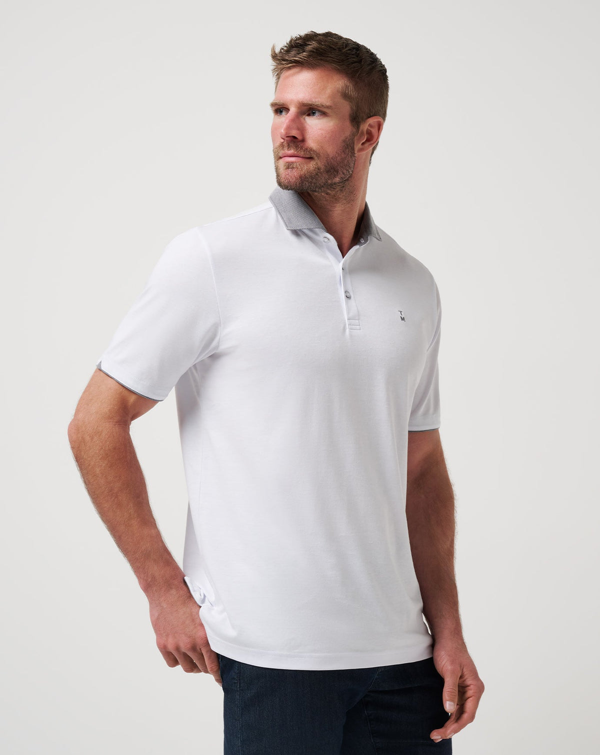 TravisMathew | Reservation Number Polo - White
