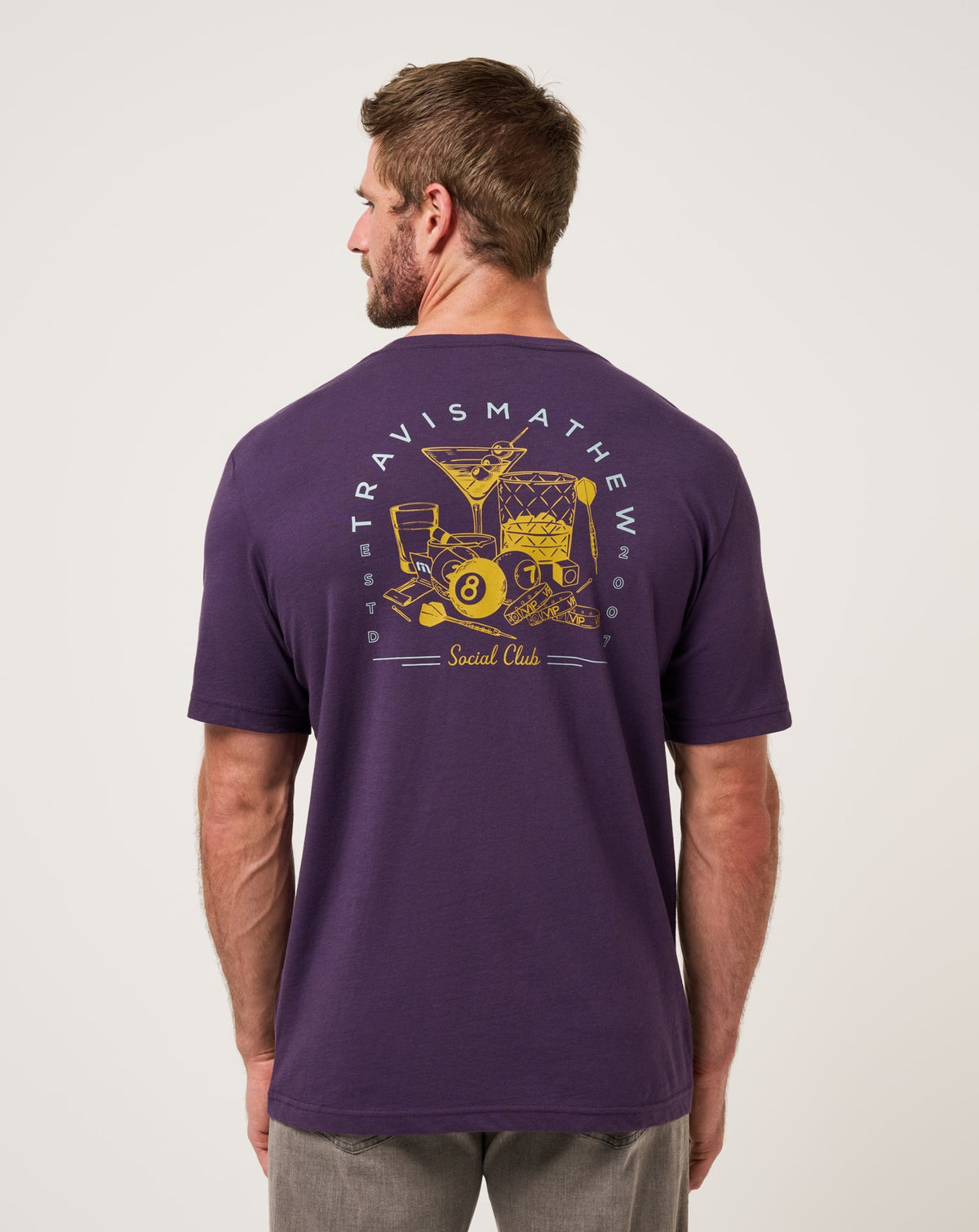 TravisMathew | Social Hour Tee - Purple Velvet