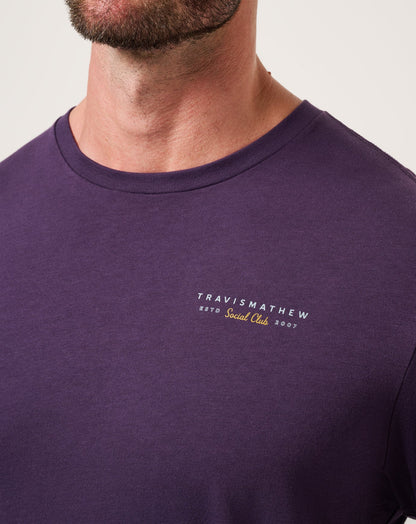 TravisMathew | Social Hour Tee - Purple Velvet