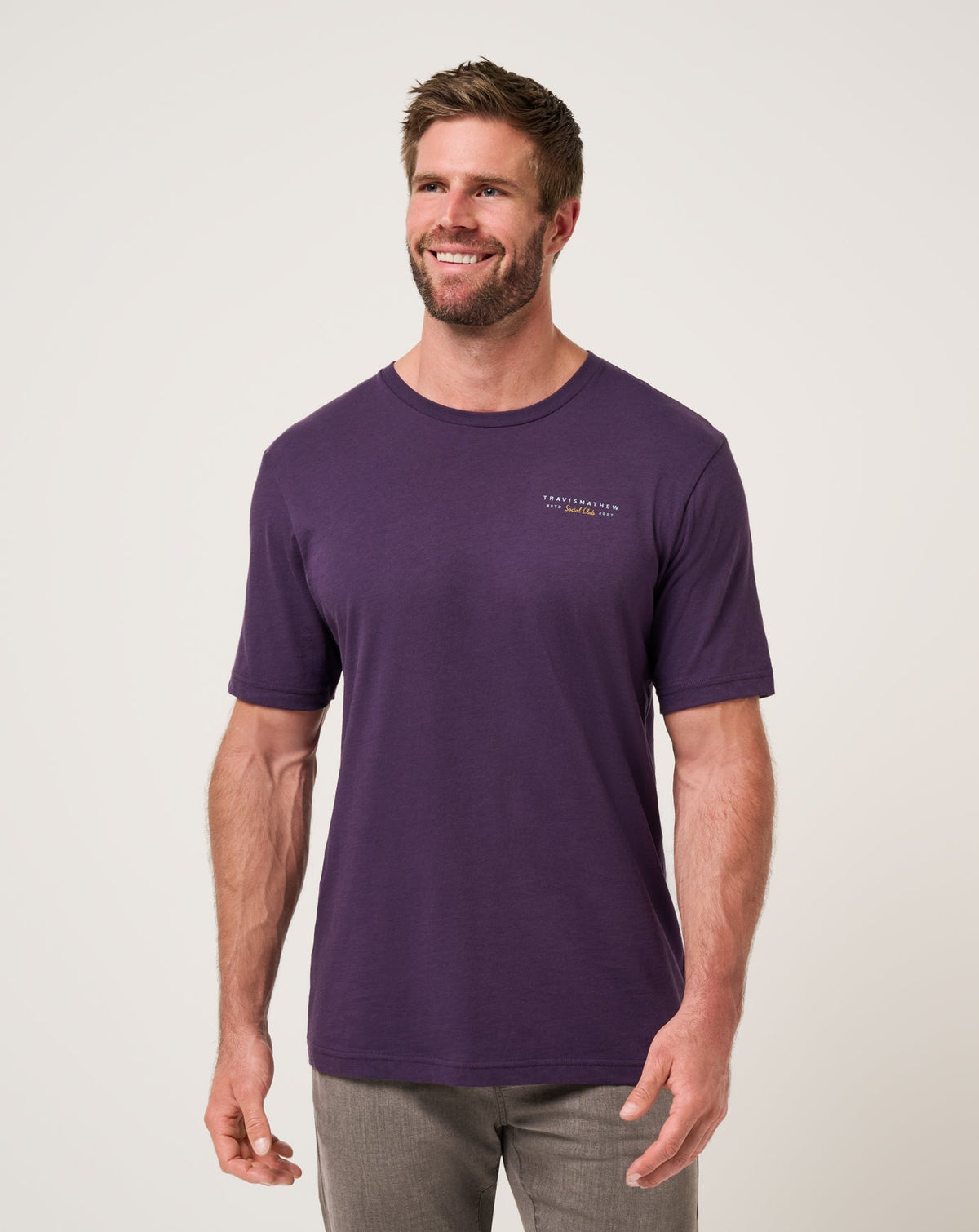 TravisMathew | Social Hour Tee - Purple Velvet