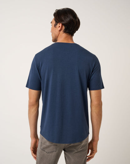 TravisMathew | Cloud Henley Tee - Total Eclipse