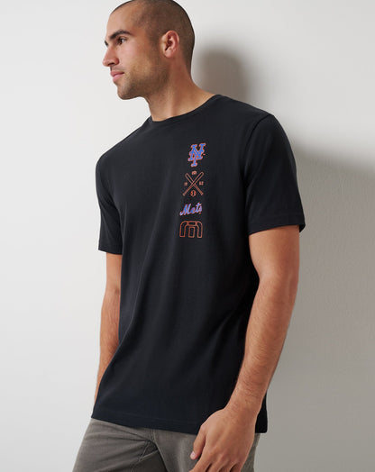 TravisMathew | New York Mets Sunset Slam 2.0 Tee - Black
