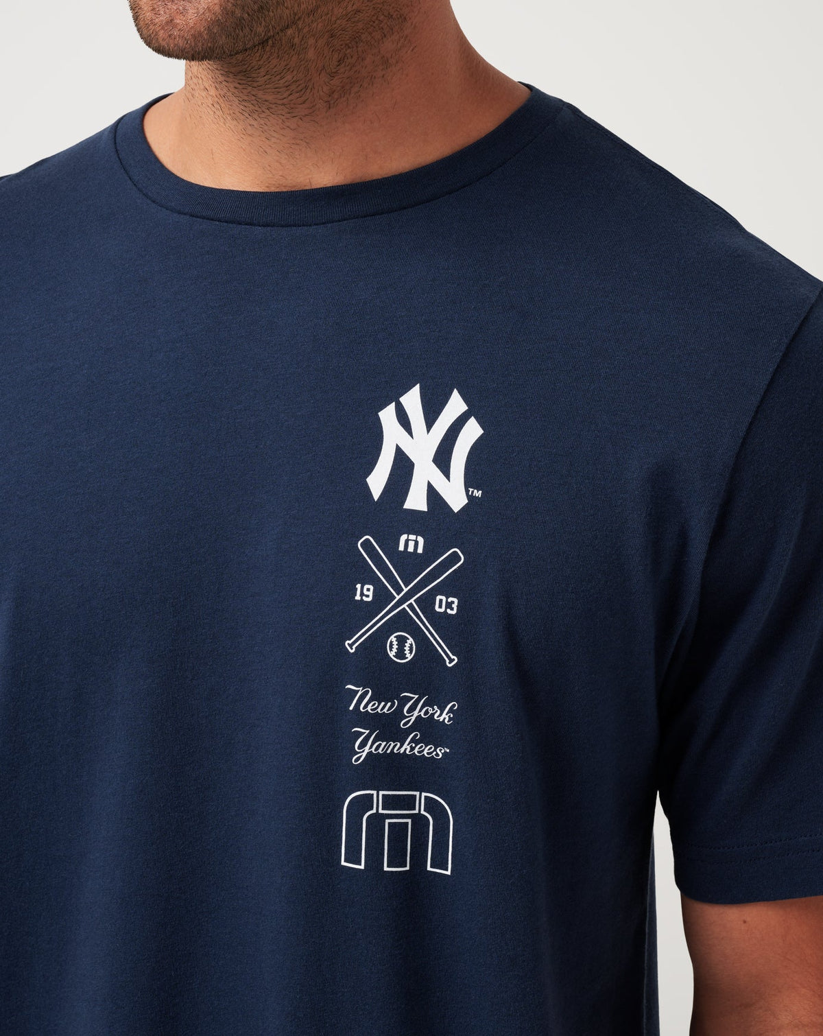 TravisMathew | New York Yankees Sunset Slam Tee - Total Eclipse