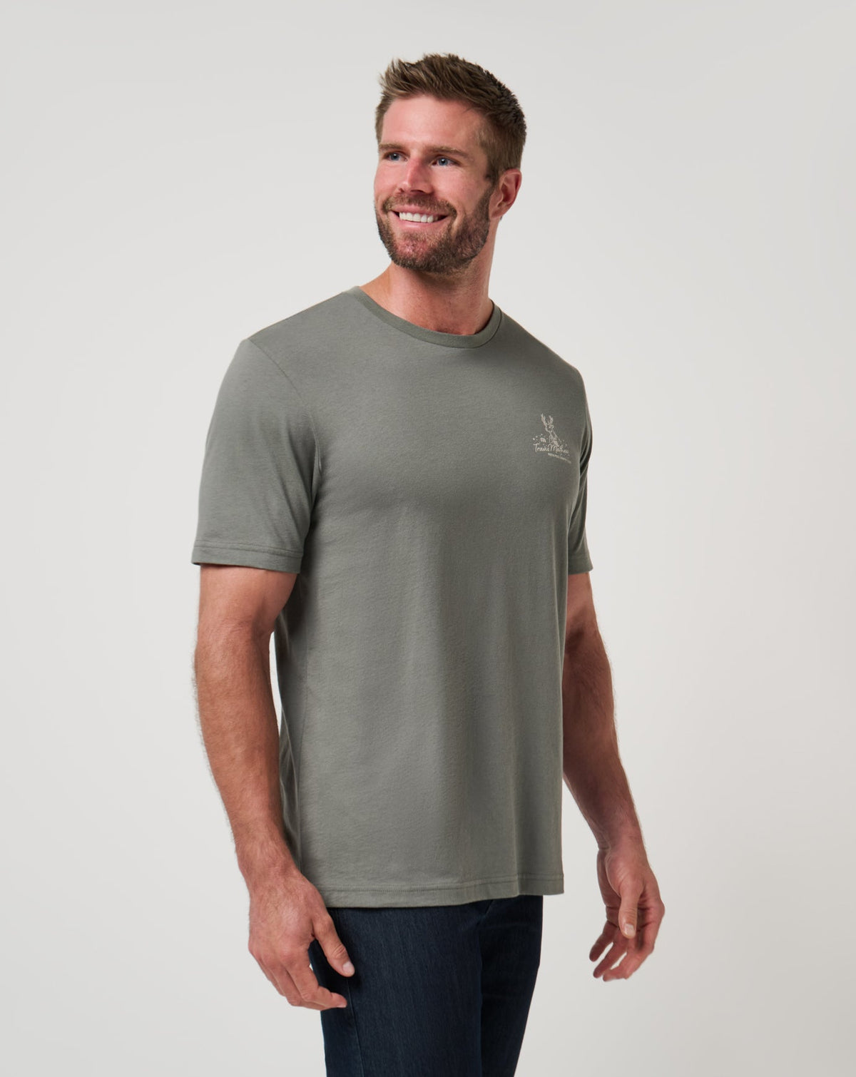 TravisMathew | Run Rudolph Tee - Dark Olive