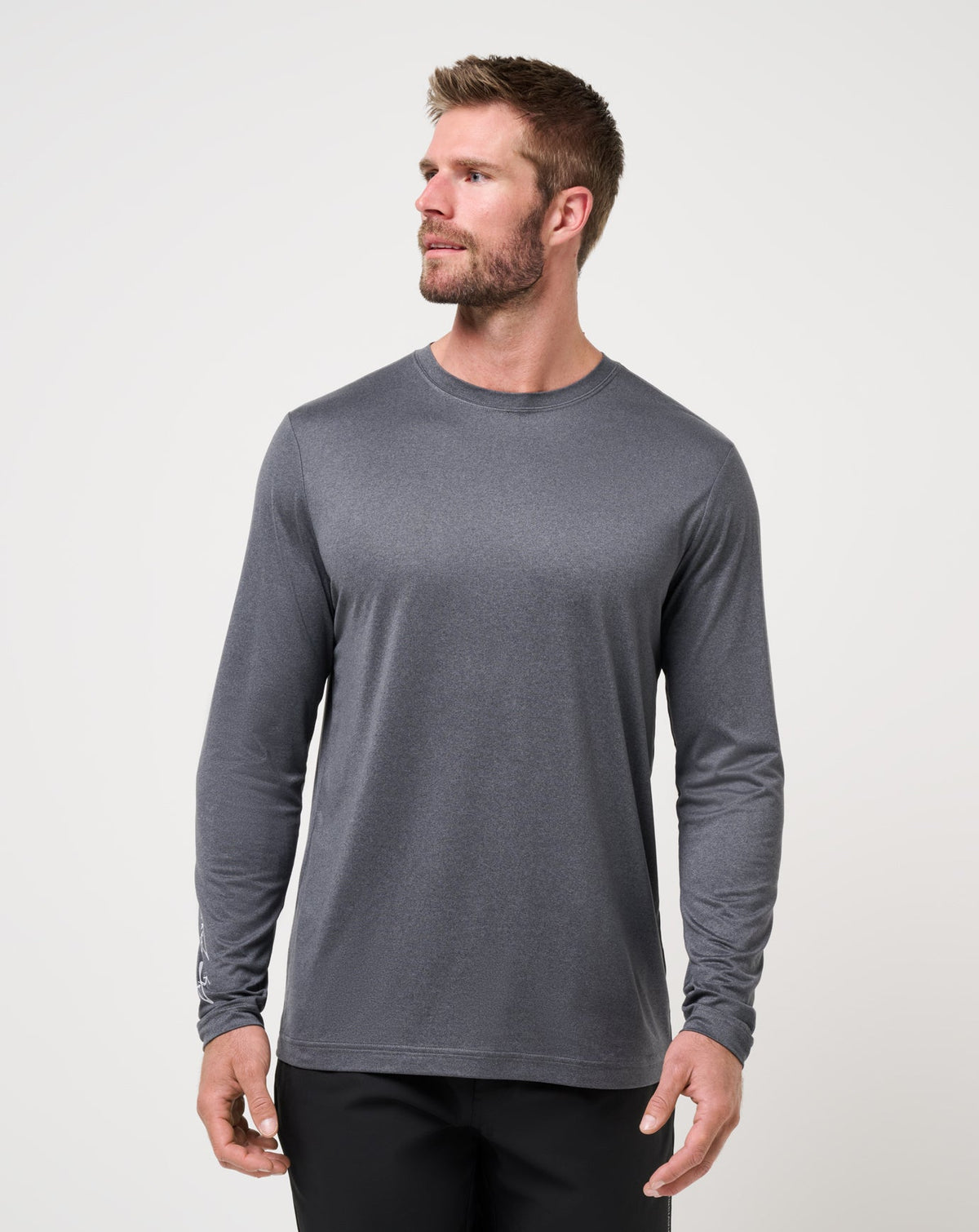 TravisMathew | Court Control Tee - Heather Dark Grey