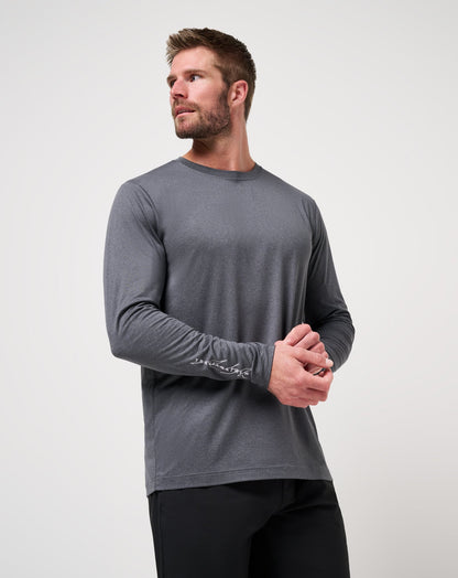TravisMathew | Court Control Tee - Heather Dark Grey