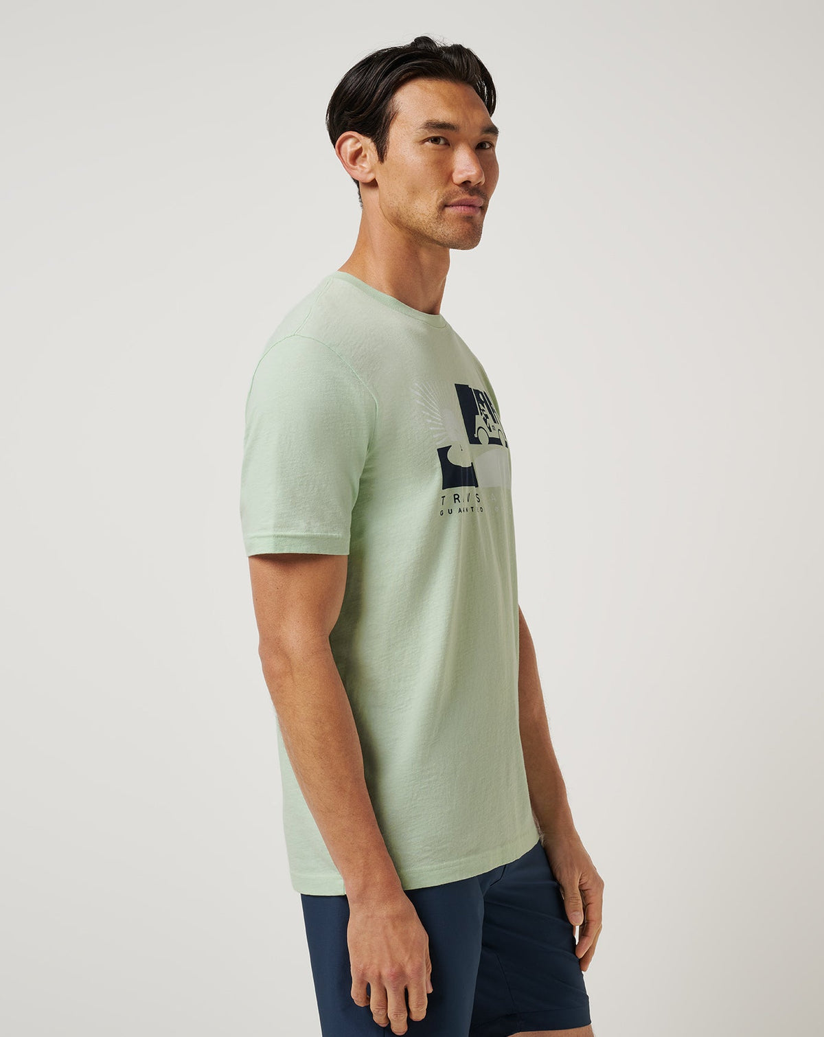 TravisMathew | Player Parking Tee - Aqua Foam