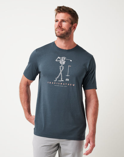 TravisMathew | Lost Swing Tee - Mood Indigo/Vintage Indigo